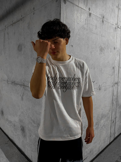White "Blood Everywhere" Shirt