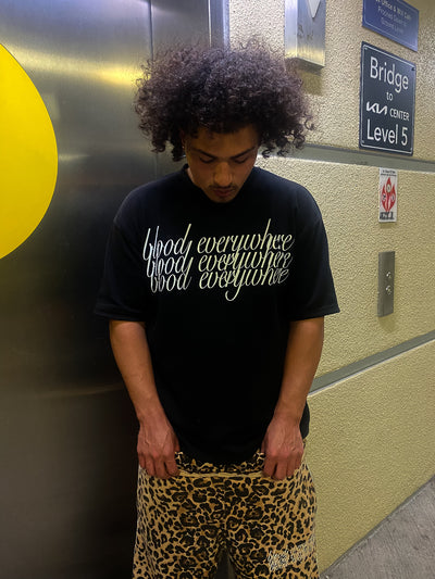 Black "Blood Everywhere" Shirt
