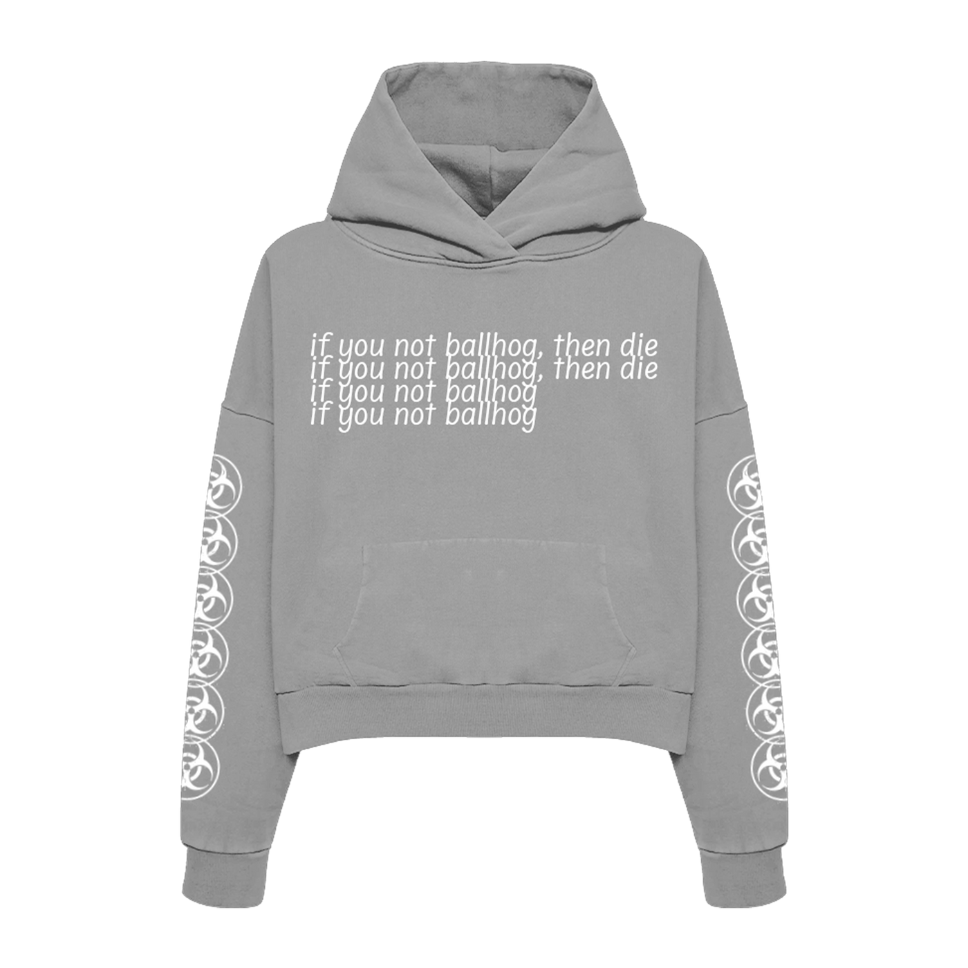 Gray "Ballhog" Hoodie