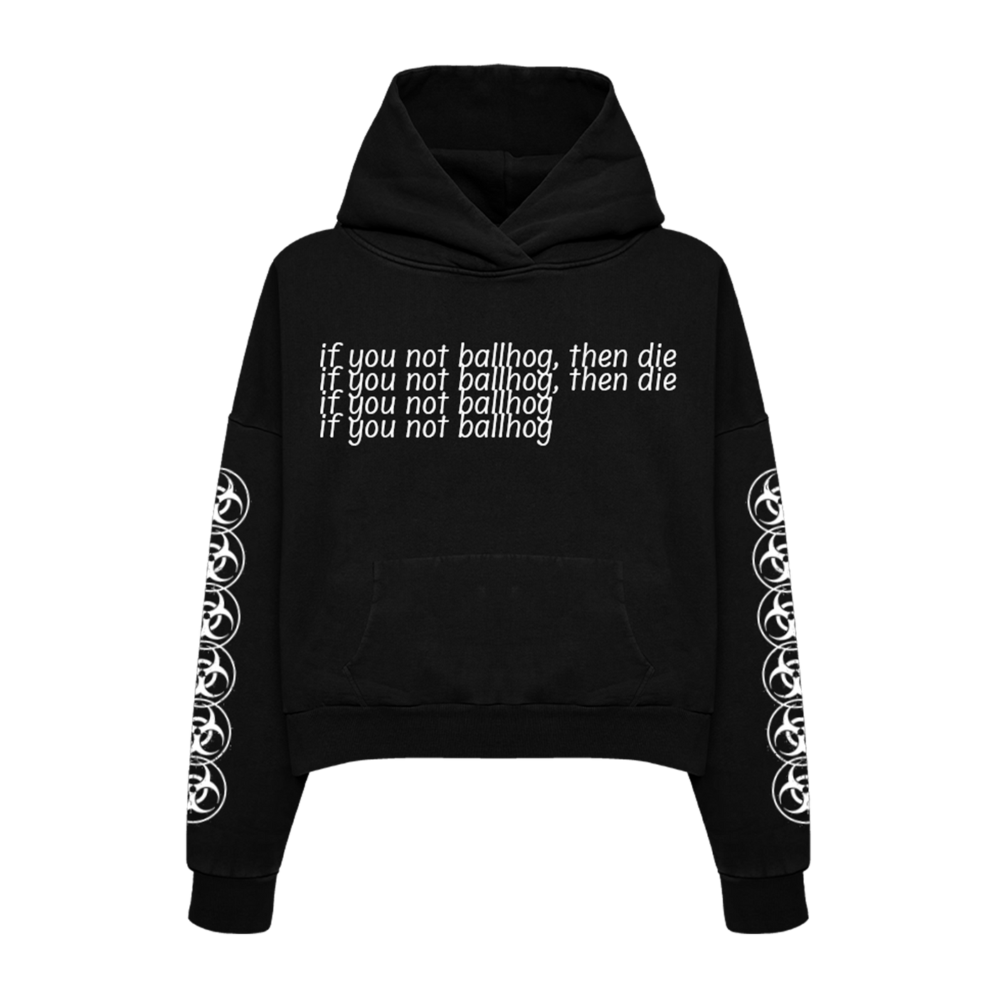 Black "Ballhog" Hoodie