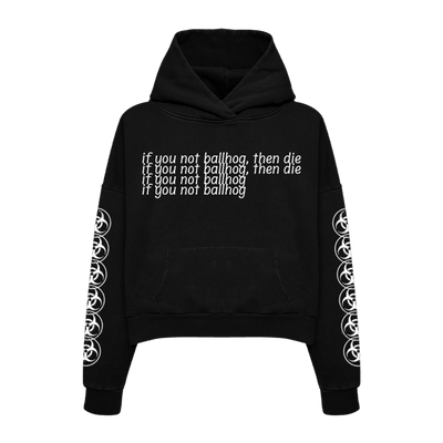 Black "Ballhog" Hoodie