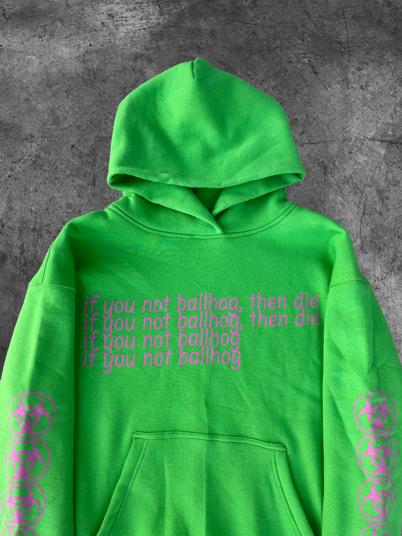 Green "Ballhog" Hoodie