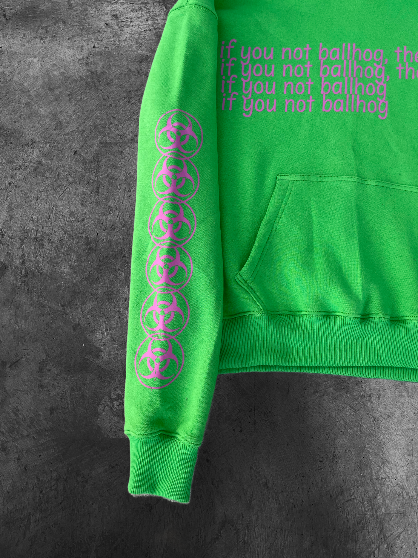 Green "Ballhog" Hoodie