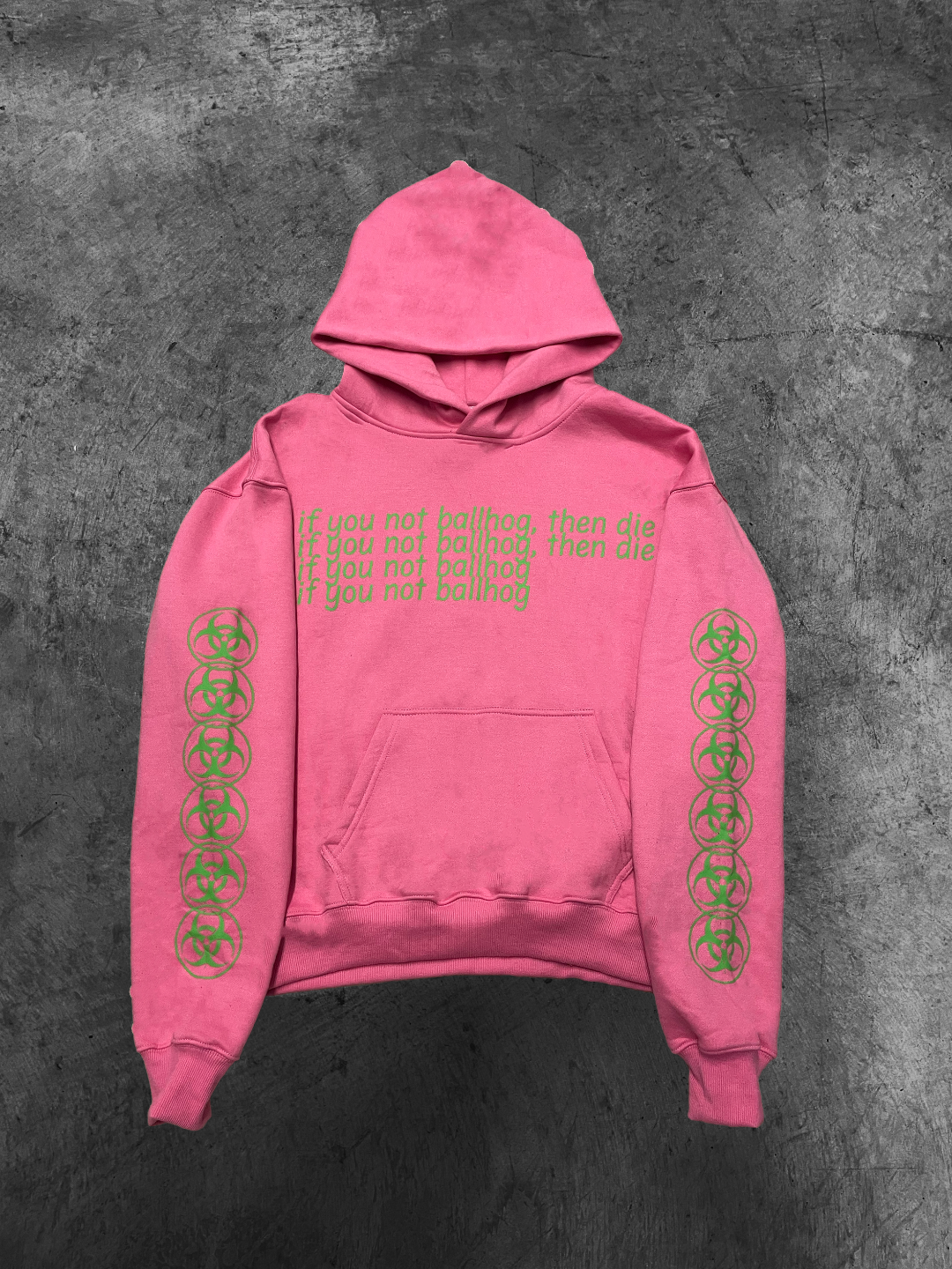 Pink "Ballhog" Hoodie