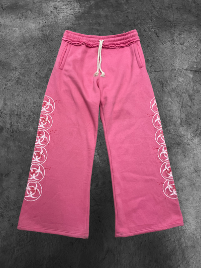 Pink "Bleed" Sweats