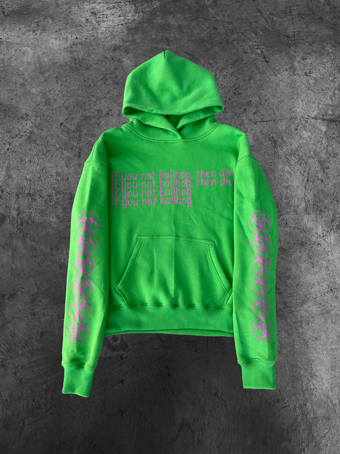 Green "Ballhog" Hoodie