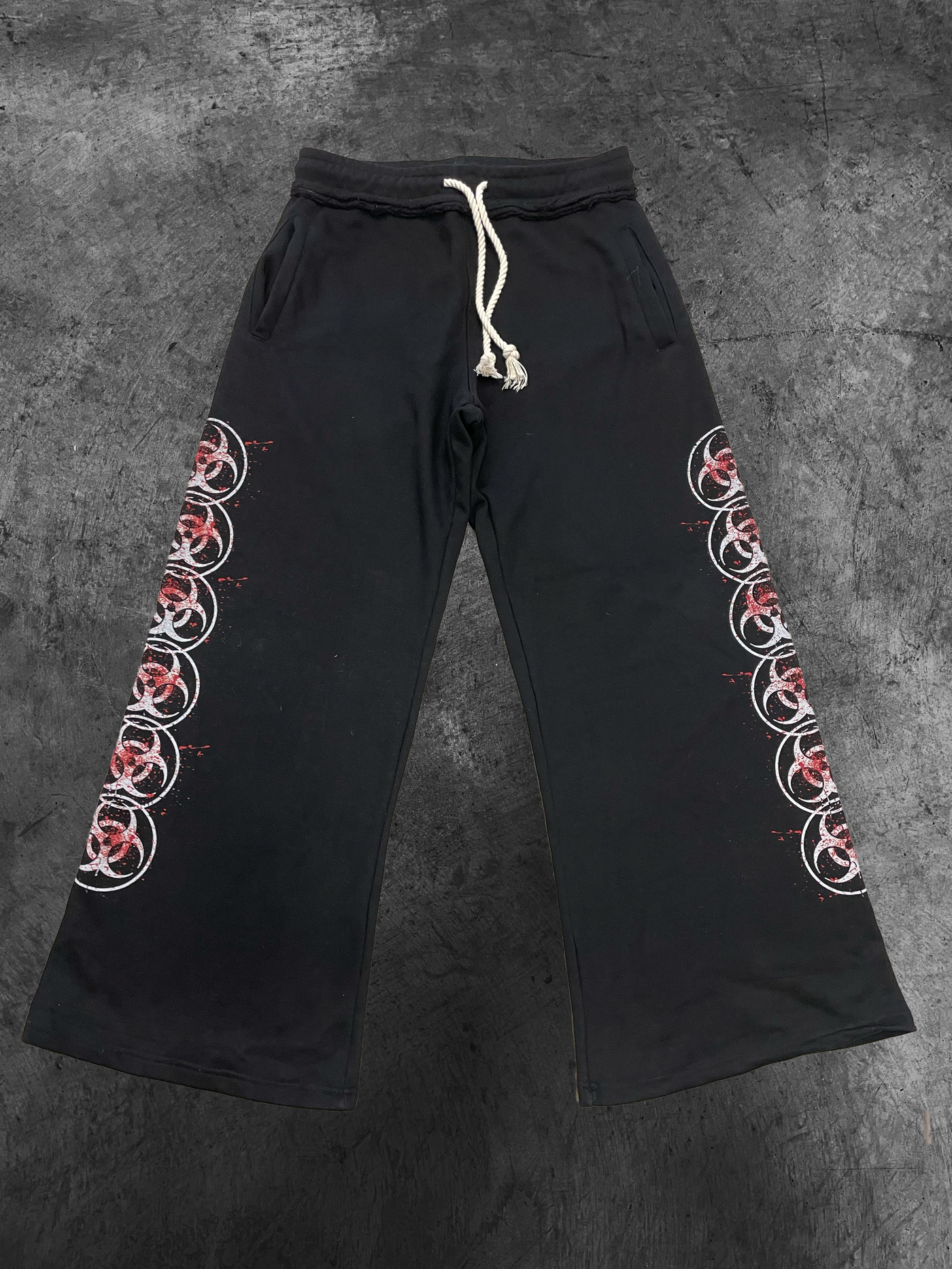 Black "Bleed" Sweats