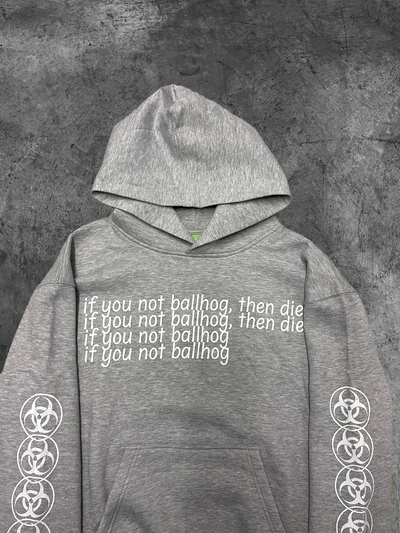 Gray "Ballhog" Hoodie