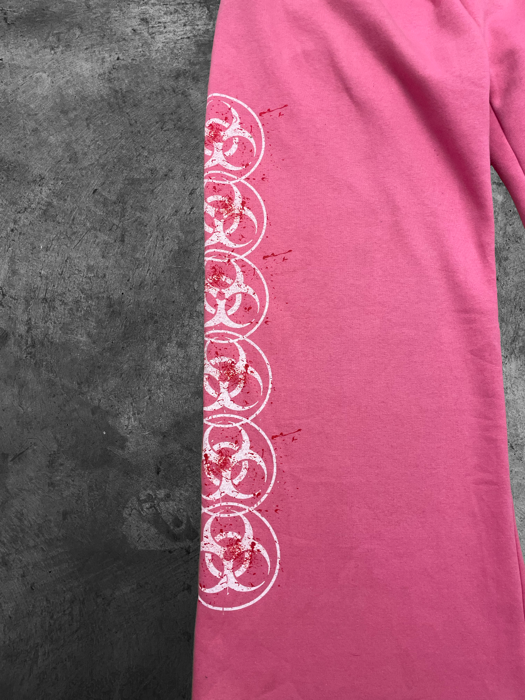 Pink "Bleed" Sweats