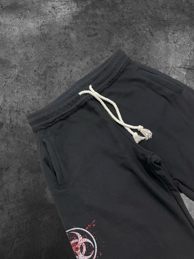 Black "Bleed" Sweats