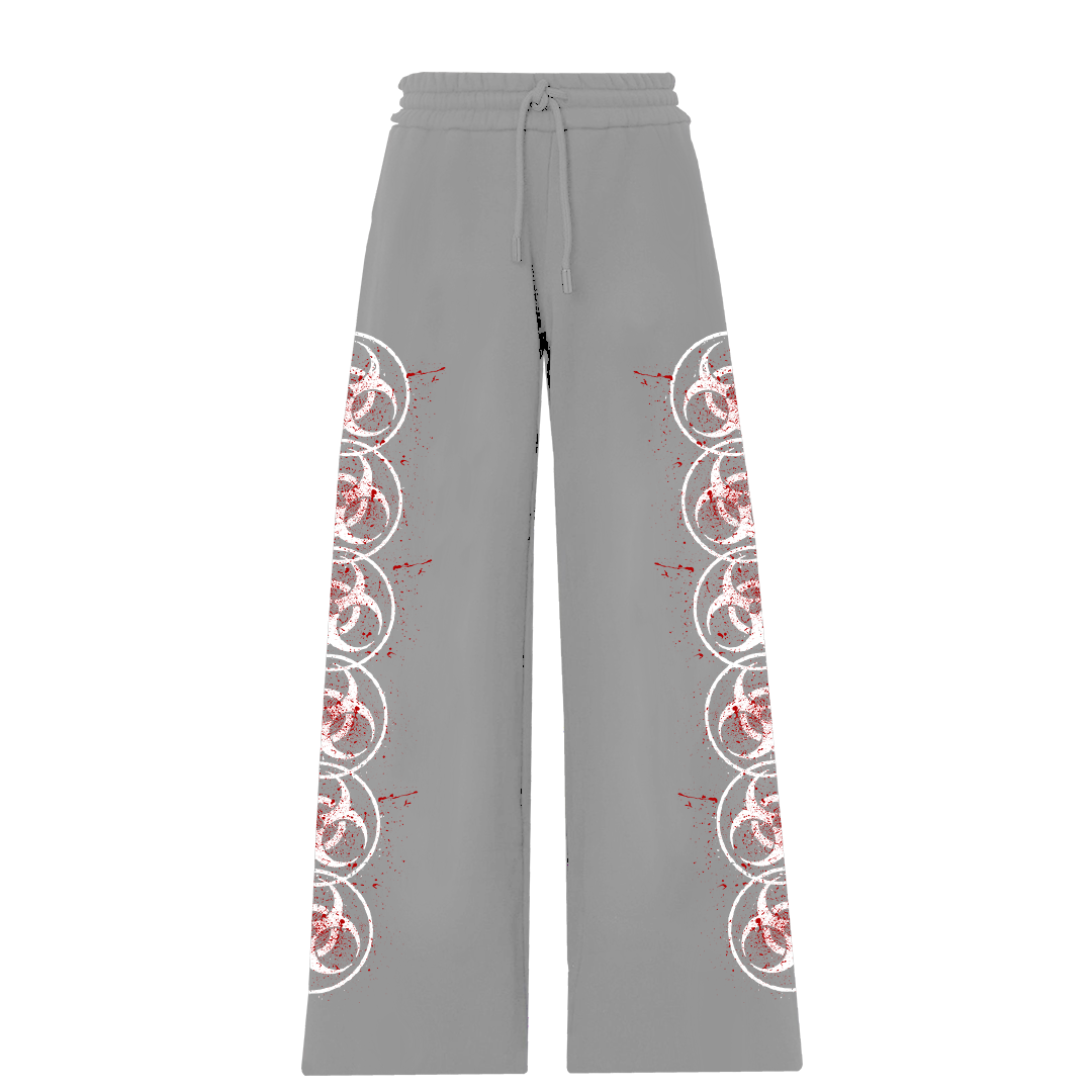 Gray "Bleed" Sweats