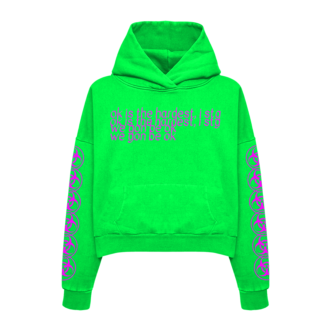 Green "Ok" Hoodie