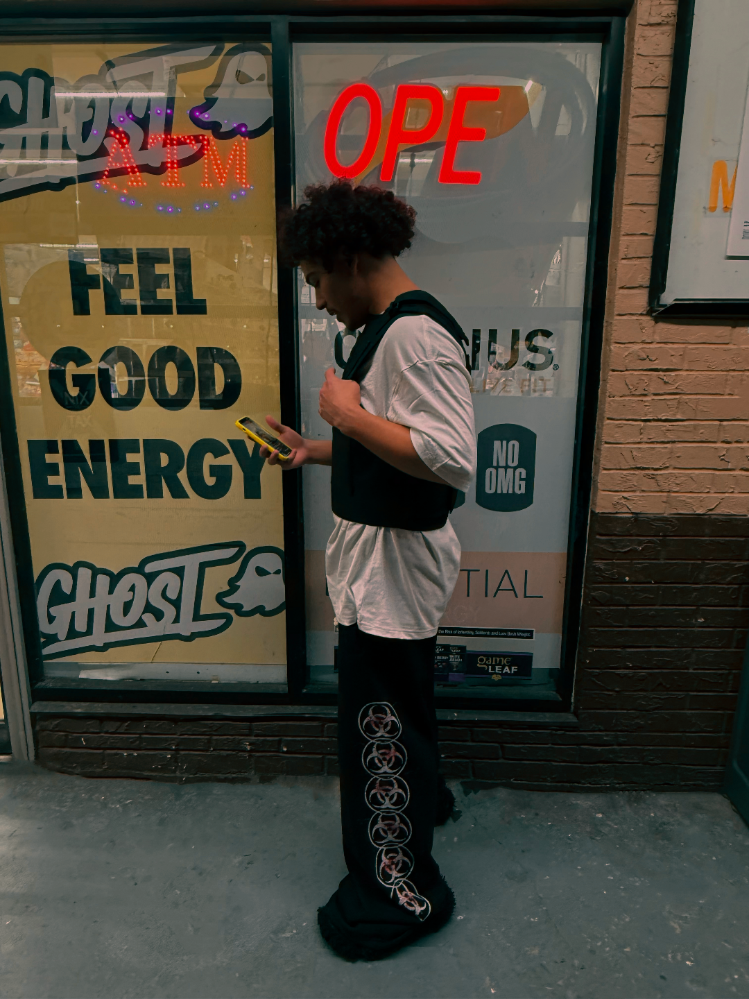 Black "Bleed" Sweats