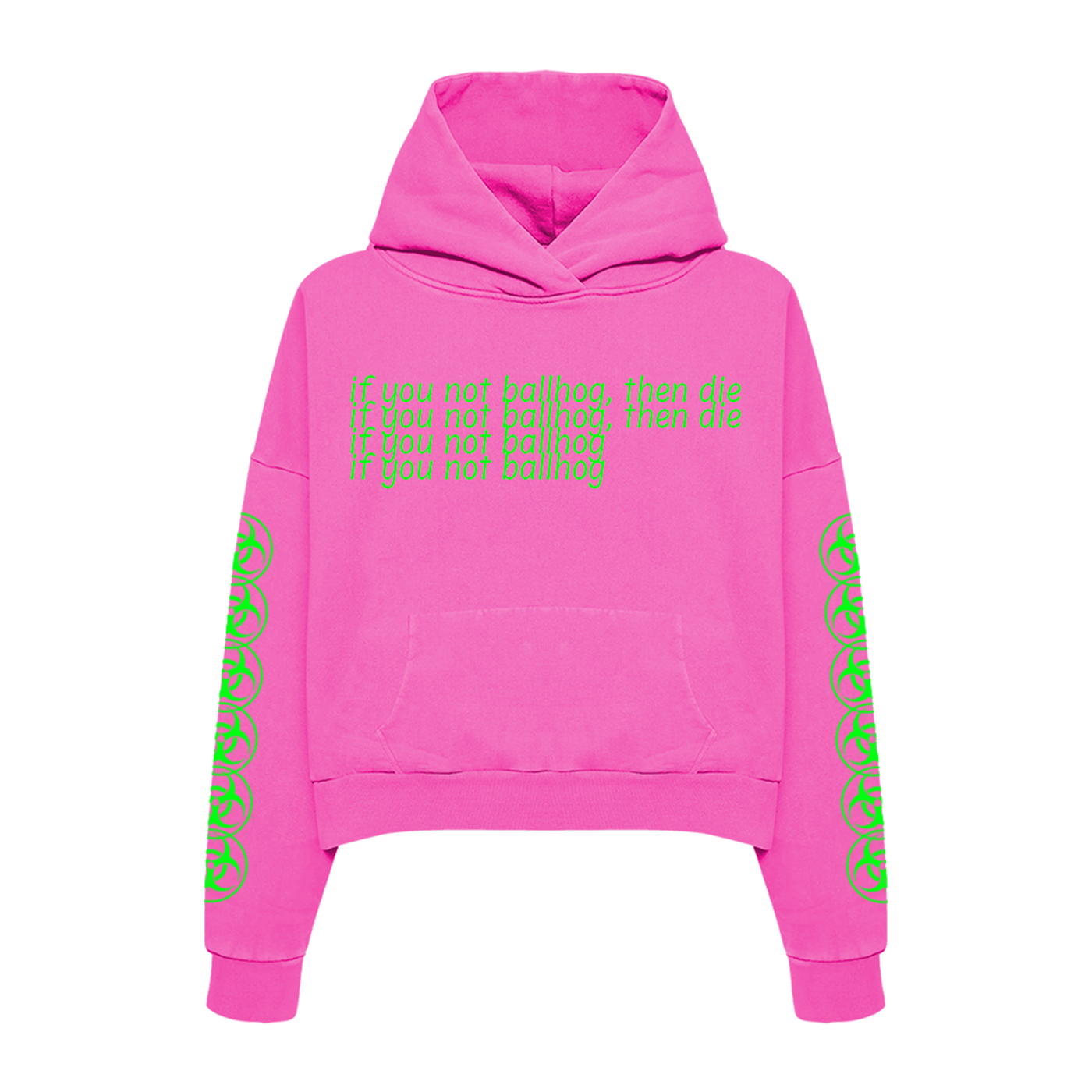 Pink "Ballhog" Hoodie