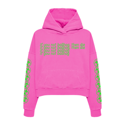 Pink "Ballhog" Hoodie