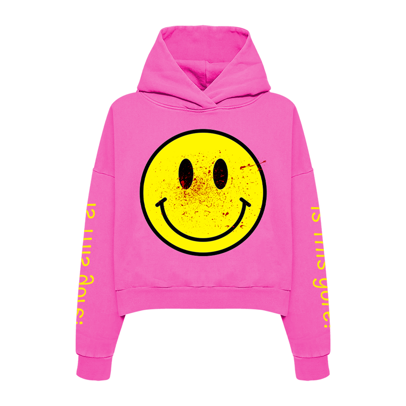 Pink "Smiley" Hoodie