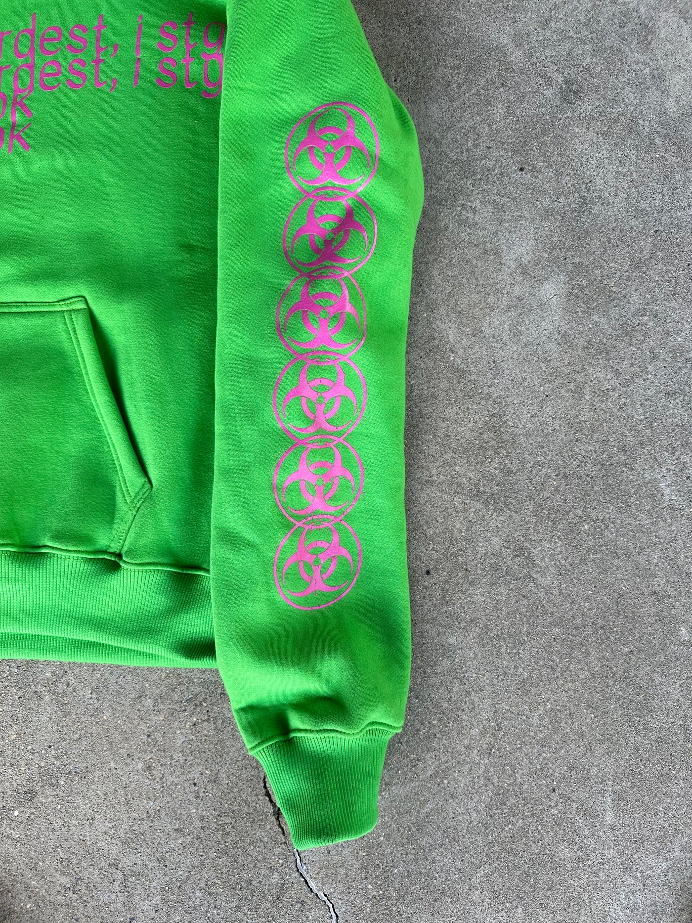 Green "Ok" Hoodie