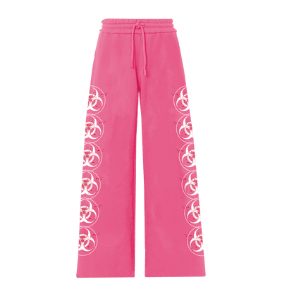 Pink "Bleed" Sweats